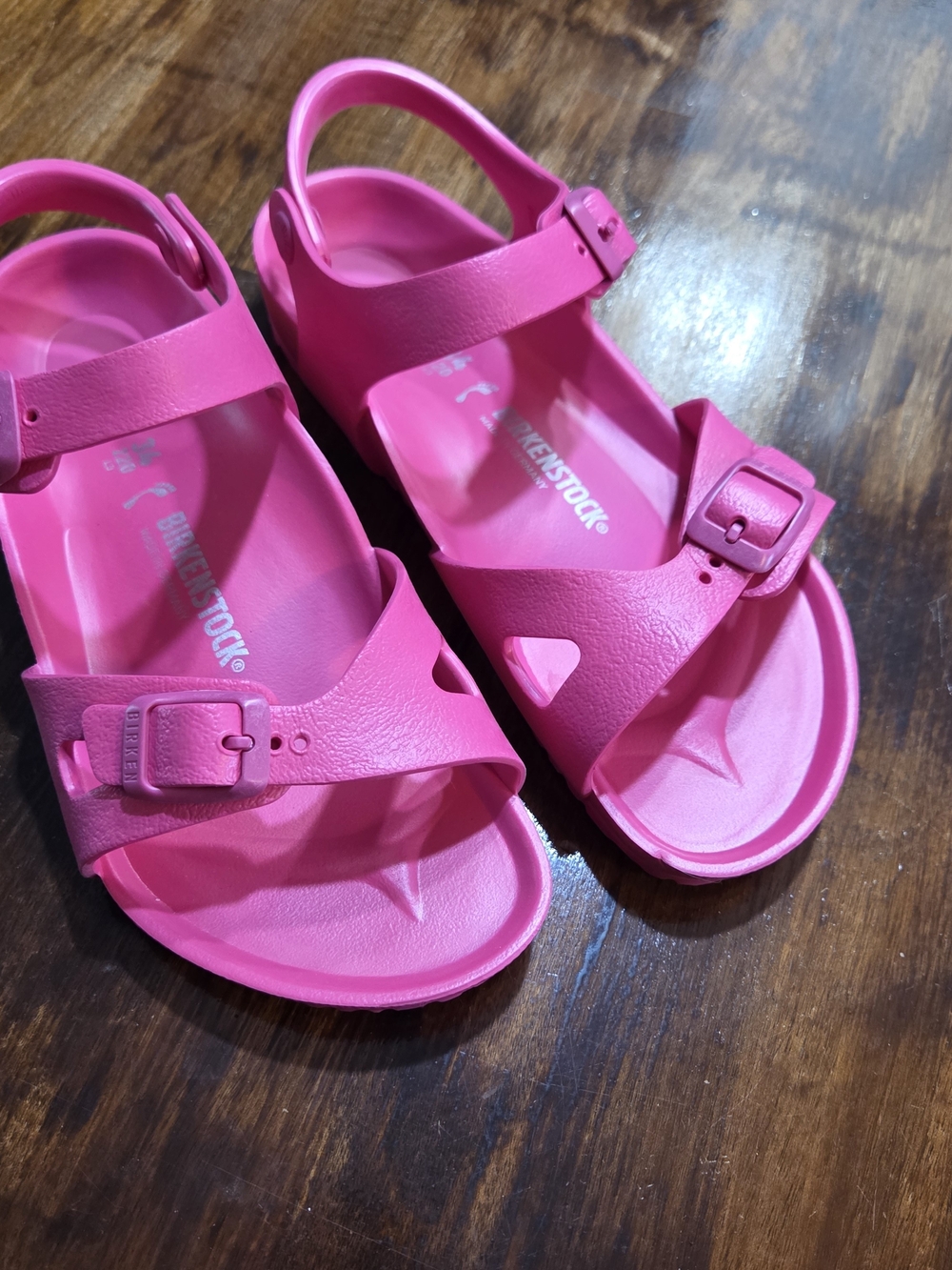 Birkenstock Rio Eva Sandals Size 3 Kids (34 EU) Pink